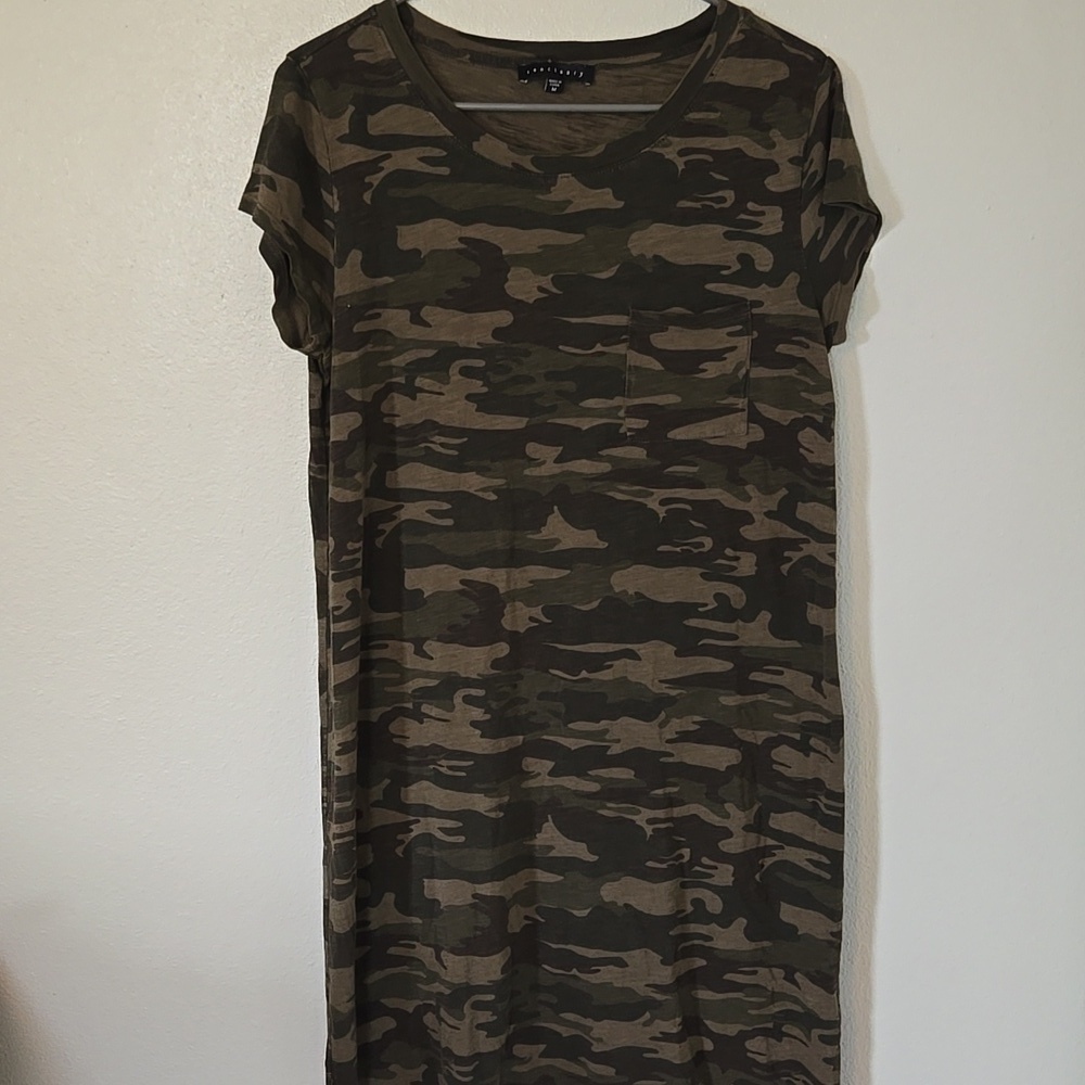 Sanctuary x Anthropologie | Camo T-shirt Dress Size Medium